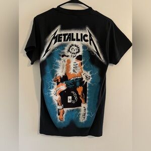 Unisex Metallica Graphic T-Shirt with Lightning Design